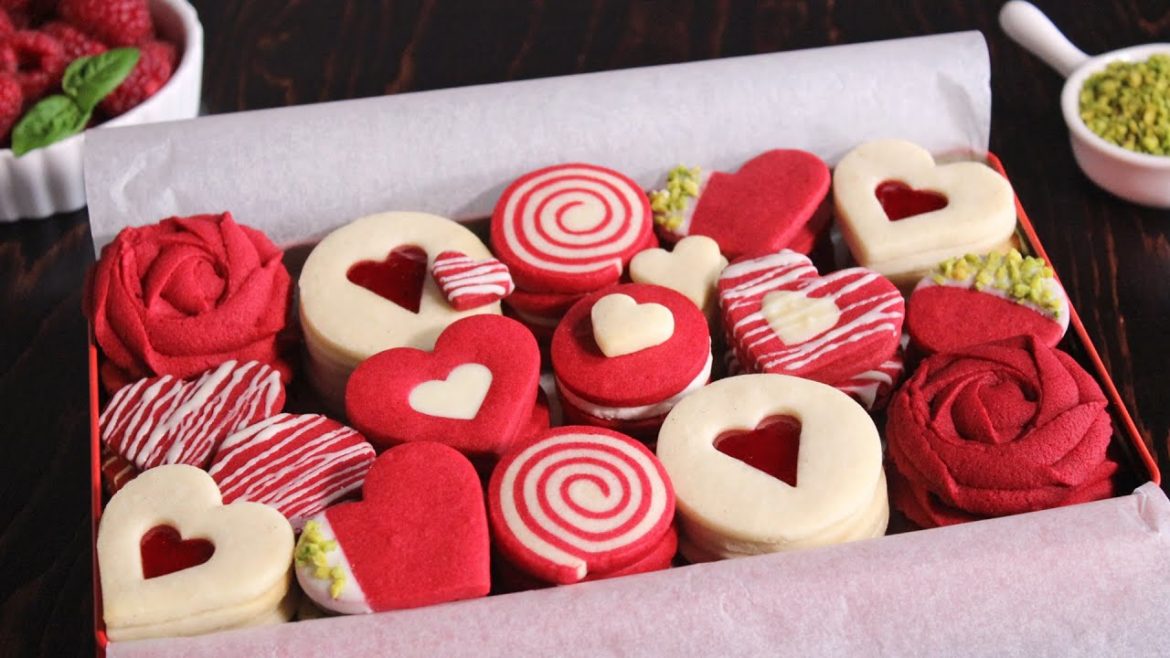 Valentine’s Butter Cookies