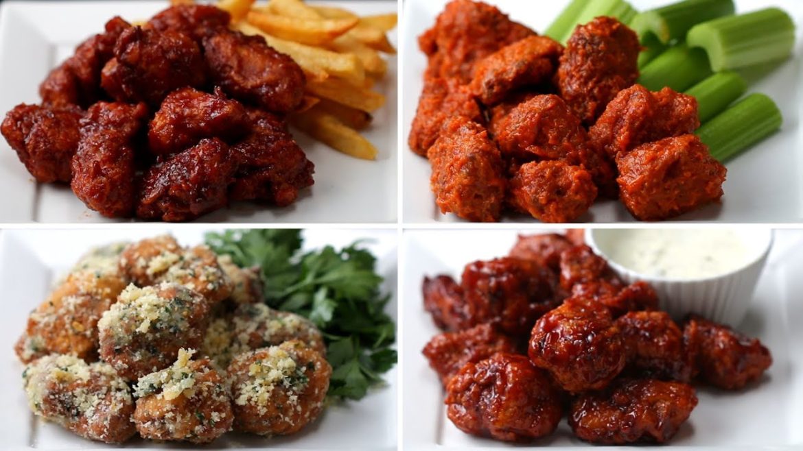 Chicken Poppers 4 Ways
