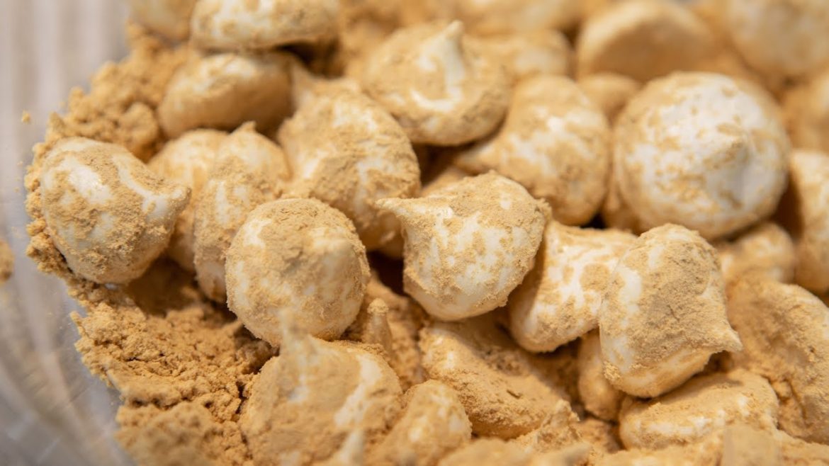 Korean Injeolmi Meringue Cookies