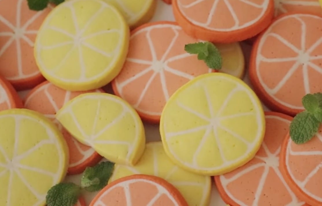 Orange & Lemon Shaped Cookies